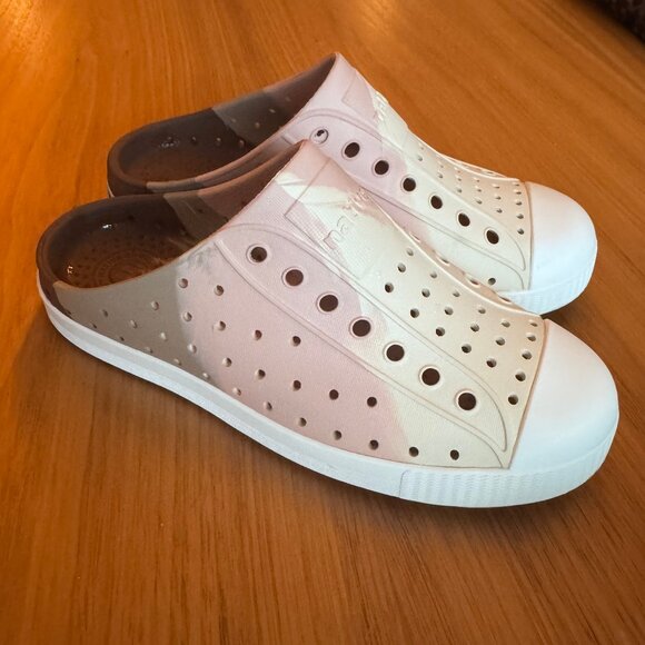 Native Shoes Jefferson Clog (Little Kid) - Chameleon Flax Marble - Size 2 - Picture 3 of 8